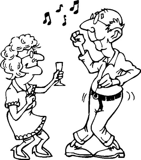 More 100 coloring pages from cartoon coloring pages category. cool All Old Couple Coloring Page | Coloring pages ...