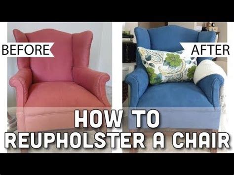 Consider labeling them on the inside so you. (42) HOW TO REUPHOLSTER A CHAIR | THE LOOK FOR LESS ...