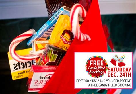 Or, you can surprise the kids with their favorite themed candy stocking stuffers, like disney's frozen jelly beans or minion peeps. FREE Candy Filled Stocking for Kids at Kmart (Today Only)