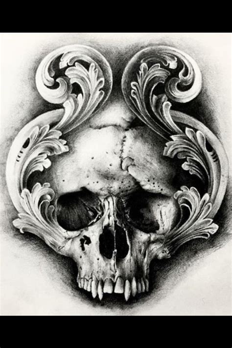 Skull tattoo meanings, designs and ideas with great images for 2020. None of these images are mine =) | Skulls drawing, Skull ...