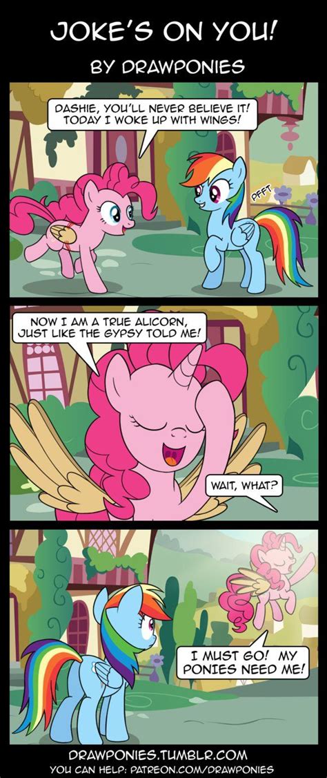 New users enjoy 60% off. Jokes On You by drawponies on DeviantArt | My little pony ...