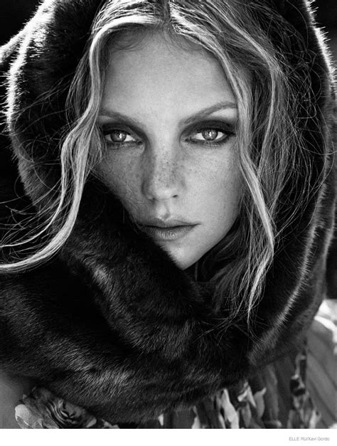 Heather Marks Models Dreamy Looks for Elle Russia by Xavi Gordo