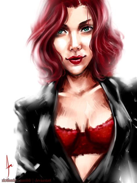 Scarlett johansson appears to be crossing over into the twilight zone! Scarlett Johansson - 'The Black Widow' by riotfaerie on ...