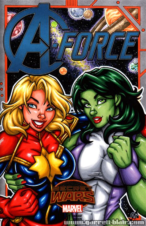 In captain marvel's favor, larson said that while other marvel heroes are weak and lowly at the start of their origin stories, she was a badass before she got her at the same time, female readers were returning to comics, encouraged by new publication formats and more inclusive plots and characters. Captain Marvel + She Hulk sketch cover by gb2k on DeviantArt