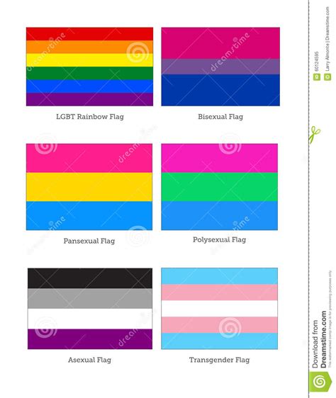 Banderas De LGBT (estilo De La Bandera) Ilustración del ...