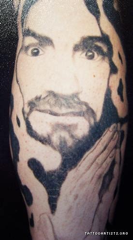 Charles manson tattoo that features his ashes makes its way onto the arm of his biggest fan. Large Image | Leave Comment