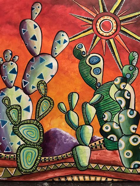 Although there are many easy acrylic canvas painting ideas, there is nothing that is easier and fun to paint than a simple abstract composition. Excited to share this item from my #etsy shop: The Prickly ...