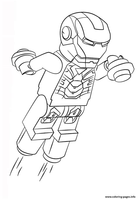 What can you do with lego batman coloring pages? Lego Iron Man Coloring Pages Printable