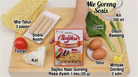 Dari kalangan manapun bisa makan dan ngomongin tentang seluk beluk mie instant. Dapur Umami - Mie Goreng Sosis | Sosis, Makanan, Masakan