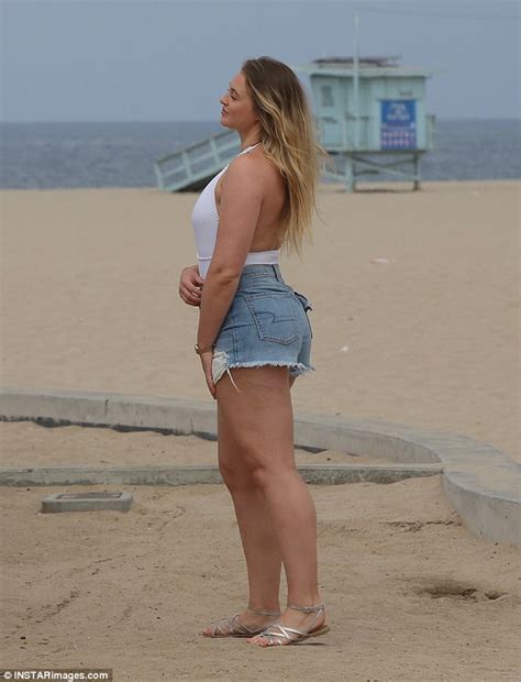 Like leotards, rompers/jumpsuits , hot pants, booty shorts. Iskra Lawrence shows off a camel toe in Instagram image ...