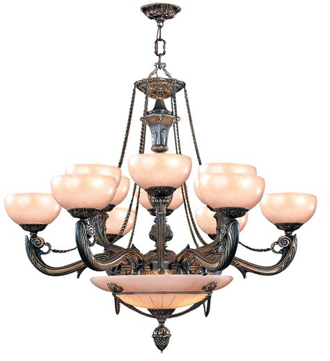 Feiss ec10015bbs 15 light chandelier brianna burnished brassby generation lighting. Crystorama Bravado Alabaster 15 Light Chandelier ...