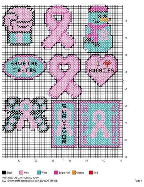 Check spelling or type a new query. Pink Ribbon Plastic Canvas Patterns | Via Cathy Turner ...