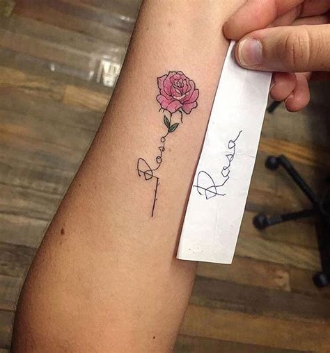 A tiny black rose tattoo in the middle of the right arm. Pin by Diana Ish on Tattoo (With images) | Little rose ...