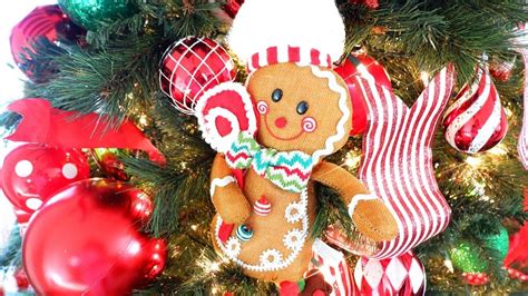 Gingerbread cookie candy theme trees | garland christmas decorations for indoor use. CHRISTMAS DECOR TOUR | GINGERBREAD & GRINCH THEME! - YouTube