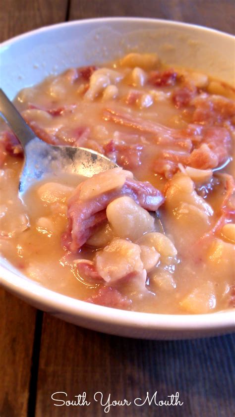 It is always on the menu in the dining room of add to a larger crock pot. How To Make Ham And Navy Beans In Crock Pot / Crock Pot Ham And White Bean Soup Peaches ...