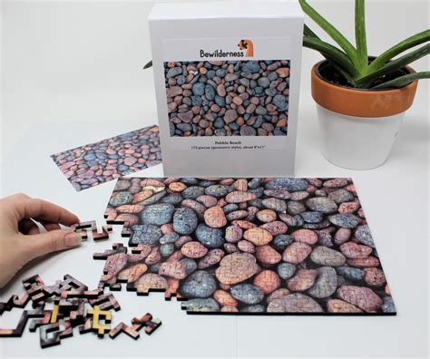 Beach jigsaw puzzle is a simple and beautiful free jigsaw puzzle game for all ages. TBW005 Pebble Beach Wood Puzzle - 173 Pieces by Bewilderness