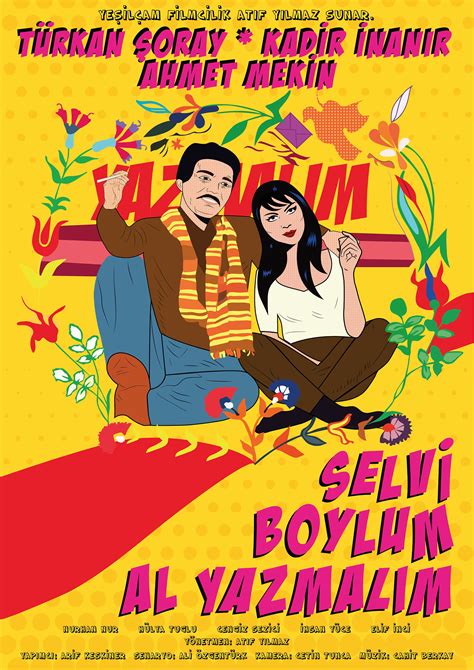 Güncel, nostaljik, amatör, ünlü ve her tarz şarkılar sözleriyle birlikte burada… Selvi Boylum Al Yazmalım Film Afişi on Behance