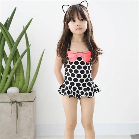Cute toddler posing stock photo. 2016 Summer Retro Floral Print Baby Girls Bikini Set ...