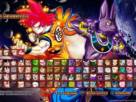 Use the above links or scroll down. Dragon Ball: Raging Blast 3 Character Roster By ...