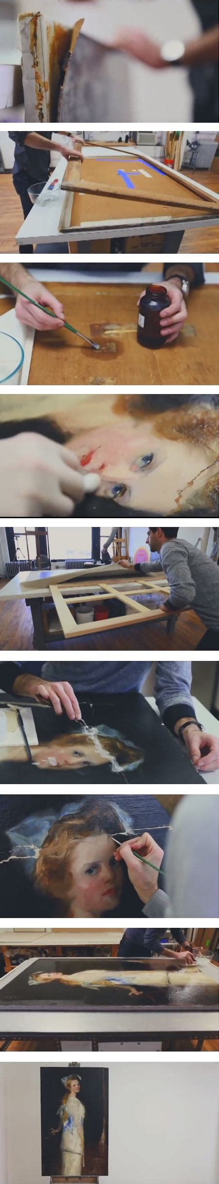 Baumgartner restoration's official youtube channel was started on july 27th, 2016, with its first video uploaded the same day featuring a restoration of a portrait by artist william merritt chase. Tools and Techniques - Lines and Colors