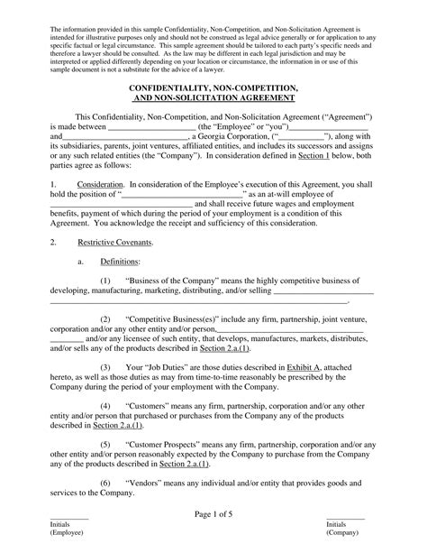 Pests and vermin may become evident in rental properties at some stage during a tenancy. 32+ Best Picture of Non Compete Agreement Pdf - letterify.info