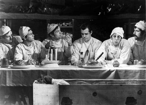 The last supper is among his most famous works. Last Supper parody in Robert Altman's MASH (1970 ...