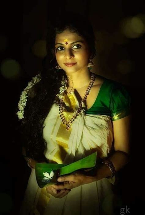 Young girls posing free photo. Traditional Kerala attire | Kerala saree, India beauty ...