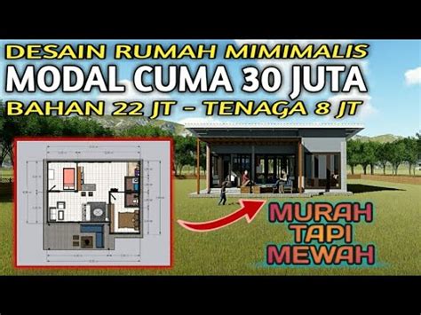 Rumah minimalis yang dibangun dalam perkotaan yang mana lahan prkotaan itu terbatas menjadikan bangunan teras rumah yang dibangun sesimpel mungkin dan lahan yang digunakan tidak terlalu banyak, sedangkan untuk pembangunan rumah yang memiliki lahan yang luas umumnya teras. Bangun rumah modal 30 juta edisi MURAH TAPI MEWAH - YouTube