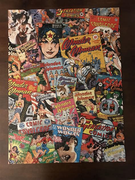 Tagline:a new era of wonder begins. Started this Wonder Woman 1000 piece puzzle on Christmas ...