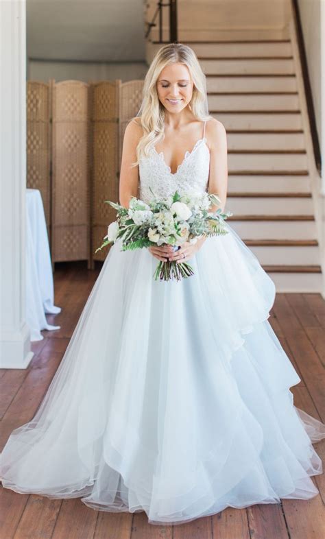 Support the military with this program that provides wedding dresses to brides who are in the military or are emergency workers. Hayley Paige Bijou, $1,400 Size: 8 | Used Wedding Dresses