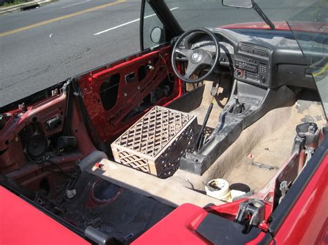 Bmw s14 b23, straight 4 cyl, 4 stroke, petrol engine. Ferrari Red BMW E30 M3 convertible, S52 swap, HOT ! - My Build Garage