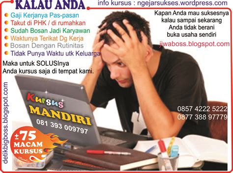 Tahan dan jangan dulu dilepas, terkecuali muncul menu dilayar. Website ini khusus memuat aneka macam kursus keterampilan ...