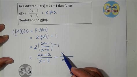 5 soal matematika kelas 4 sd bab 8 pecahan dan kunci jawaban. Tutorial Cara Mudah dan Cepat Menentukan Komposisi Fungsi ...