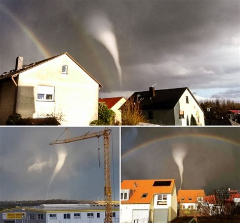 Mieszkańcy miejsc, gdzie pojawiła się trąba powietrzna nadal nie mogą do siebie dość. Trąba powietrzna w Niemczech. "To było jak bombardowanie ...