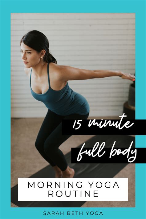 Maybe you would like to learn more about one of these? Good Morning Yogis! | Sarah Beth Yoga in 2020 | Full body ...