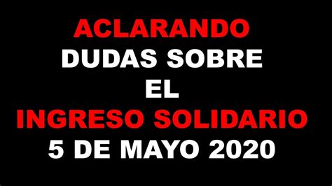 • en este vídeo informo como consultar en base datos con tu cc, davivienda o bancolombia el ingreso solidario. ACLARANDO DUDAS DEL INGRESO SOLIDARIO, 5 DE MAYO 2020 ...