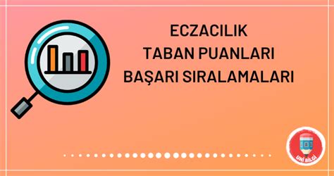 Sizler için düzenlediğimiz puanlara aşağıdaki tablodan ulaşabilirsiniz 2021 tyt ayt (yks) taban puanları ve başarı sıralamaları aşağıdaki gibidir. 2020 Eczacılık Fakültesi Taban Puanları & Başarı ...